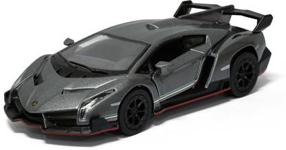Kinsmart 5inch 1:36 Scale Model Official Licensed Lamborghini Veneno Metal Pull Back Car with Openable Doors