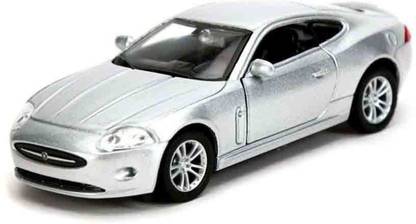 Kinsmart 5inch 1:38 Scale Model Official Licensed Jaguar ZK Coupe Metal Pull Back Car with Openable Doors