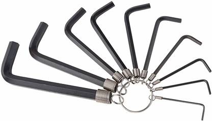Groz ALN/HX-HX/10/SAE/GRZ Allen Key Set