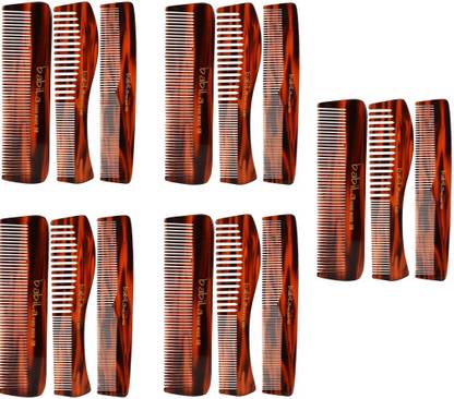 BABILA Multicolour Plastic Handmade Comb Set