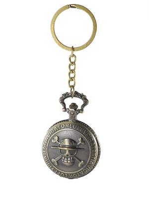 AVI Pirate Skull Pocketwatch Key Chain