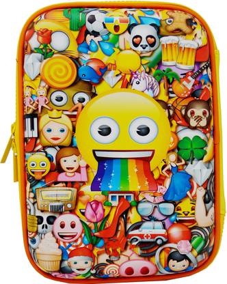 ShopNGift Emoji Pouch Emoji Art EVA Pencil Box