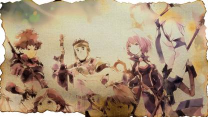 Athah Anime Grimgar of Fantasy and Ash Haruhiro Manato Yume Moguzo Ranta Shihoru 13*19 inches Wall Poster Matte Finish Paper Print