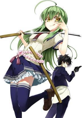 Athah Anime Armed Girl's Machiavellism Satori Tamaba Fudou Nomura Busou Shoujo Machiavellianism 13*19 inches Wall Poster Matte Finish Paper Print