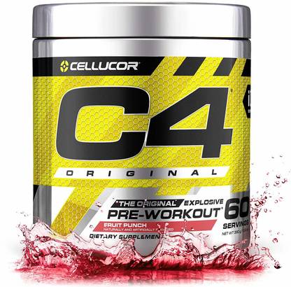 Cellucor C4 Original Pre-Workout (Fruit Punch) 60 Serving Creatine