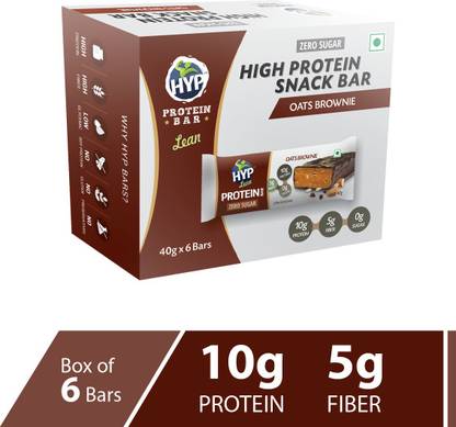 HYP Oats Brownie (Box of 6) Protein Bars