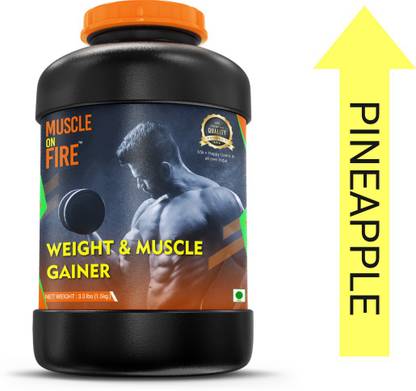 muscle on fire PINEMUS Weight Gainers/Mass Gainers