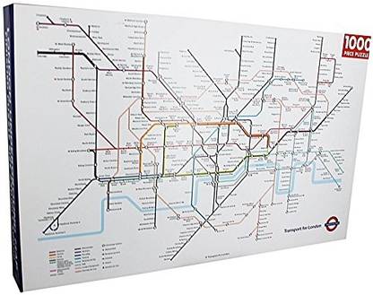 Robert Frederick Transport for London London Underground Map 1000 Piece Jigsaw Puzzle