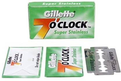 Gillette 25 7 O'clock Double Edge Safety Razor Blades