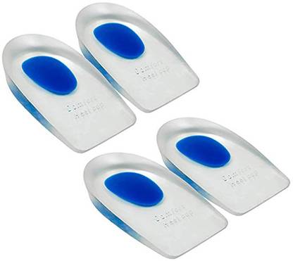 Yutiriti 2 Pair Soft Silicone Heel Cups Shock Absorbing Support Shoe Inserts For Heel Pain Heel Support