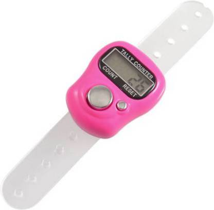 Sakar Mantra Jap Digital Finger Counting Machine (Pink) Digital Tally Counter