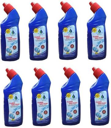 Keen V Toilet Cleaner, Pack of 8 Regular Liquid Toilet Cleaner