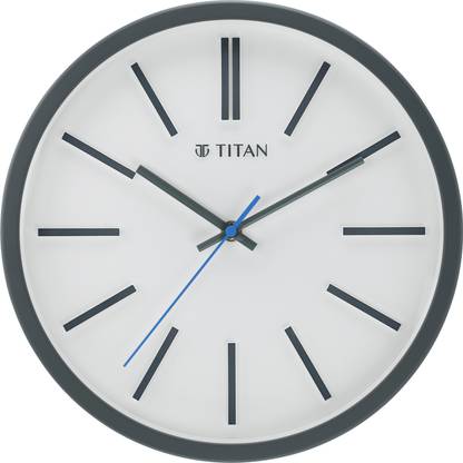 Titan एनालॉग 30.5 cm X 30.5 cm दीवार घड़ी