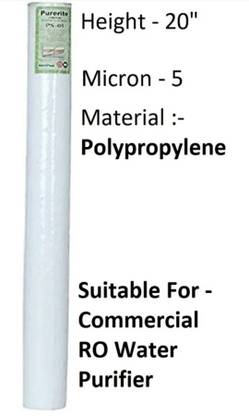 Capital RO Purerite PP 05 Kemflo 20" Spun WATER Filter Solid Filter Cartridge