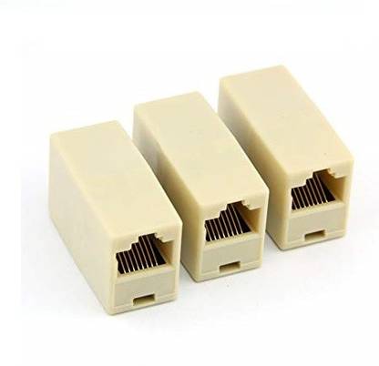 RIVER FOX Coupler Plug Network Ethernet Lan Cable Jointer Connector Adapter WIRELESS Wire Connector
