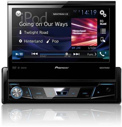 Pioneer Single Din 7-Inch Clear Type Fold-Out Touchscreen Multimedia Player Car Stereo