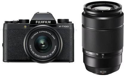 FUJIFILM X-T100 Mirrorless Camera Dual Kit with 15-45mm + 50-230mm Lens Kit