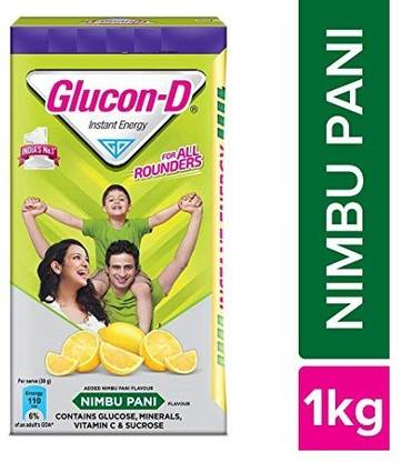 GLUCON-D INSTANT ENERGY DRINK NIMBU PANI 1KG Energy Drink