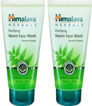 HIMALAYA Herbals Purifying Neem  50ml pack of two pc Face Wash
