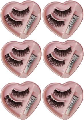 YATIN Eyelashes with Glue Combo Set, Natural & Easy to Wear, Eyelashes