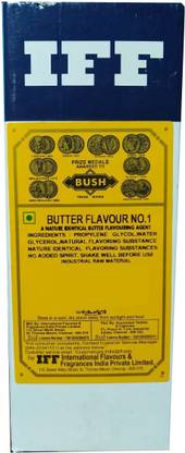 IFF Butter Flavour No. 1, Artificial Butter Flavouring Agent - 500 ML Butter Liquid Food Essence
