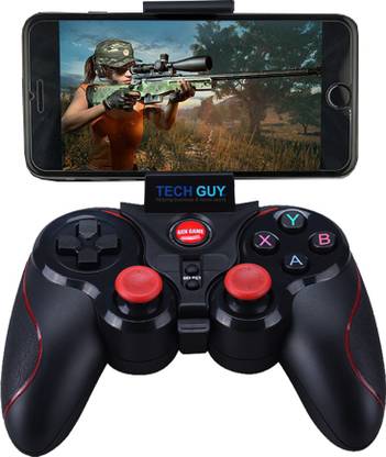 TechGuy4u S5 Bluetooth Gamepad Wire Wireless Rechargeable Game Controller Support  Gamepad
