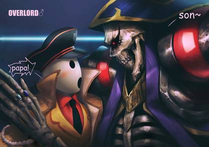 Athah Anime Overlord Pandora's Actor Ainz Ooal Gown 13*19 inches Wall Poster Matte Finish Paper Print