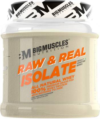 BIGMUSCLES NUTRITION Raw & Real Whey Isolate Whey Protein