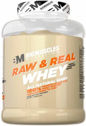 BIGMUSCLES NUTRITION Raw & Real Whey Protein Whey Protein
