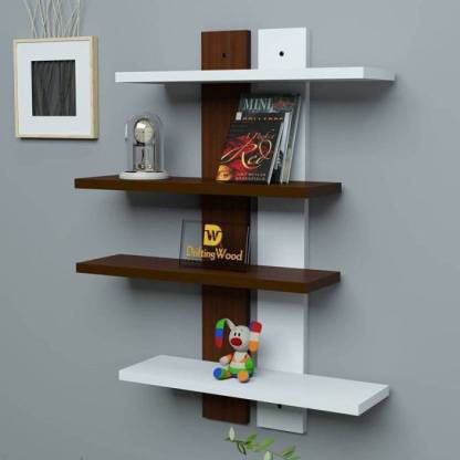 OnlineHaat Wooden Wall Shelf