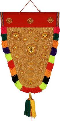 EyeonBay Kerala Elephant Nettipattam or Caparison 1.75 Feet Size : I feet Decorative Showpiece  -  1.75 cm