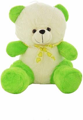 Nihan Enterprises Stuffed Spongy Huggable Teddy Bear (Green, 45 cm)  - 45 cm