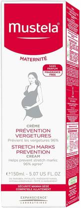 Mustela Stretch Mark Prevention Cream, Fragrance Free