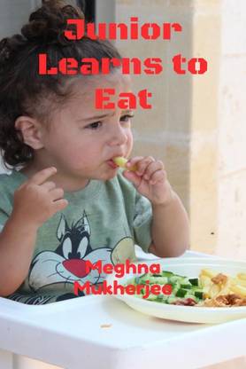 Junior learns to eat