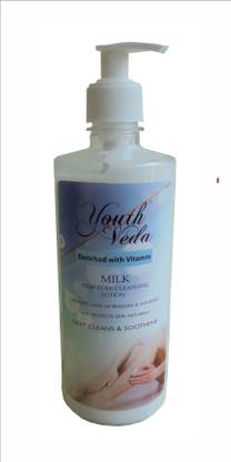 YOUTH VEDA Milk Deep Pore Cleansing Lotion Face Wash