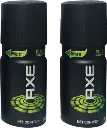 AXE PULSE ( PACK OF 2) Deodorant Spray  -  For Men