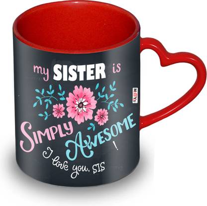 ME&YOU IZ19DTSisterHeartMUr-75 Ceramic Coffee Mug