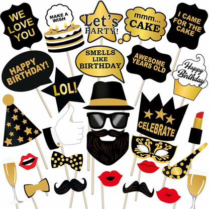 Party Propz Birthday Photo Booth Props