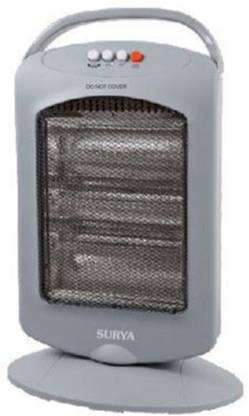 सूर्या Heat-On HALOGEN HEATER 400W/800W/1200W 3 ROD पंखा रूम हीटर