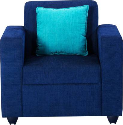 Bharat Lifestyle Desy Fabric 1 Seater  Sofa