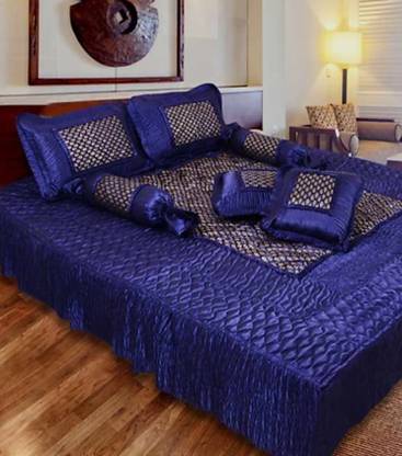Kaashvi Pure Silk King Sized Bedding Set