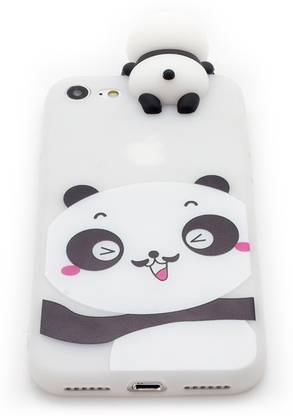 AM7 Back Cover for Apple iPhone 6, Soft Silicon 3D Cute Panda Case with Panda Cartoon Case and Cover for- IPhone 6