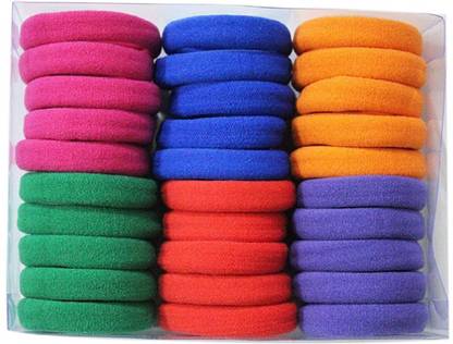 Shining Angel Neon Rubber Multi-Colour Pony Round Hair Band Rubber Band