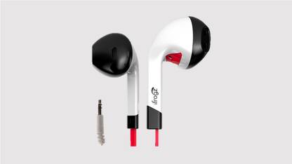 ifrogz Audio InTone Earbud with Mic - Red Wired
