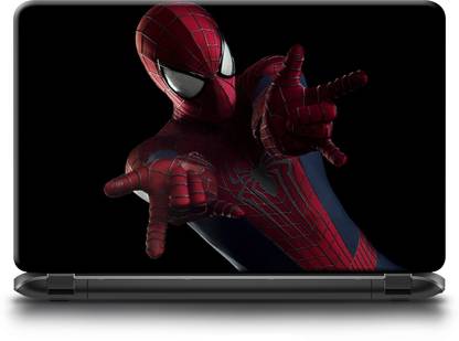 WALL STICKS SPIDERMAN PVC Laptop Skin Compatible for 14 inch