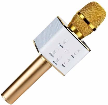 Devew Portable 3-in-1 Handheld KTV Player Microphone for All Latest Smartphones Microphone