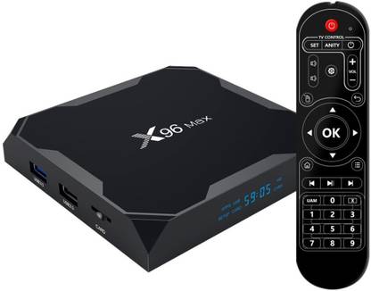 SreeTeK X96 MAX 2GB 16GB Android 8.1 Mini PC Android TV Box - Amlogic S905X2, Quadcore, 2 GB ddr4, 16 GB HDD Mini PC