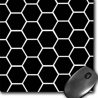 3dRose honeycomb hexagon pattern Mouse Pad, by inches mp Mousepad