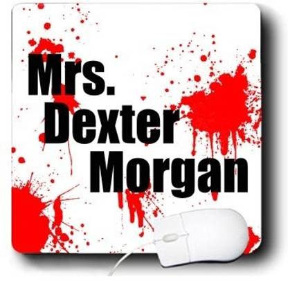 3dRose Mouse Pad, Mrs. Dexter Morgan mp Non Slip Base Dual Sided Mousepad