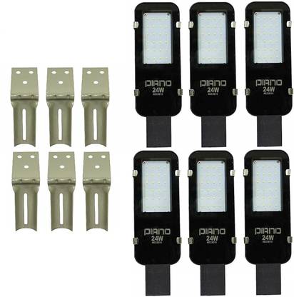 MLD 24WATT LED Flood Light IP65 With Wall Stand Cool White Pack of 6 Post Light Outdoor Lamp